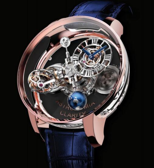 (image for) Jacob & Co ASTRONOMIA CLARITY DIAMOND LUGS ROSE GOLD 2016 NOVELTY 750.120.40.AD.SD.1NS Replica watch